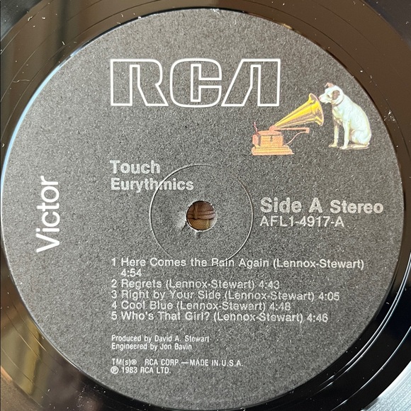 Eurythmics - “Touch” Vinyl LP - Picture 4 of 5